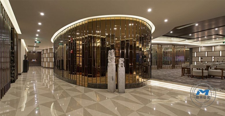 商務(wù)茶藝館裝修設(shè)計效果大廳