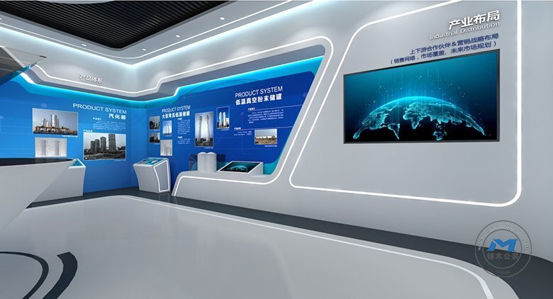 制造企業(yè)展廳裝修設計效果產(chǎn)業(yè)介紹動線