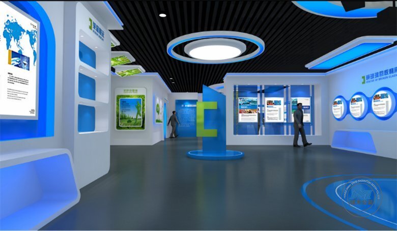 企業(yè)科技風展館裝修設計效果產品介紹